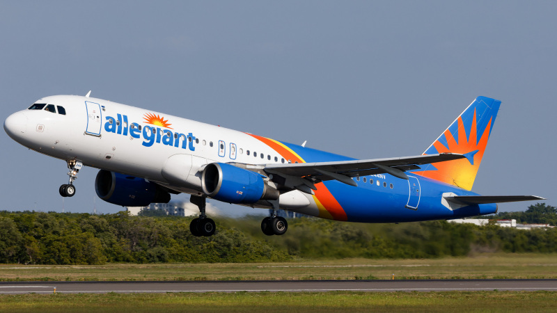 Photo of N244NV - Allegiant Air Airbus A320 at PIE on AeroXplorer Aviation Database