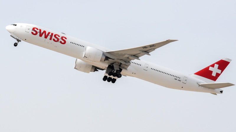 Photo of HB-JNC - Swiss International Air Lines Boeing 777-300ER at TLV on AeroXplorer Aviation Database