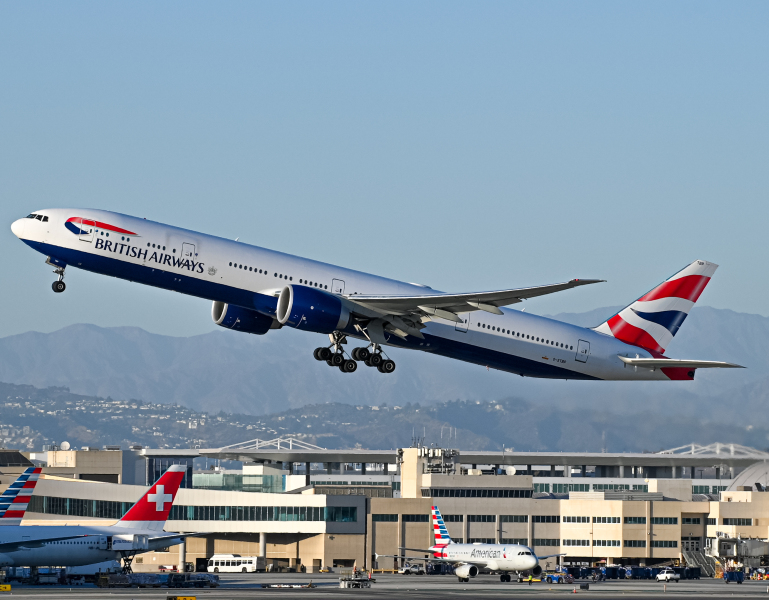 Photo of G-STBP - British Airways Boeing 777-300ER at LAX on AeroXplorer Aviation Database