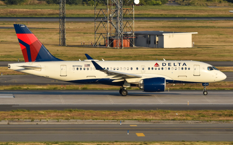 Photo of N119DU - Delta Airlines Airbus A220-100 at JFK on AeroXplorer Aviation Database