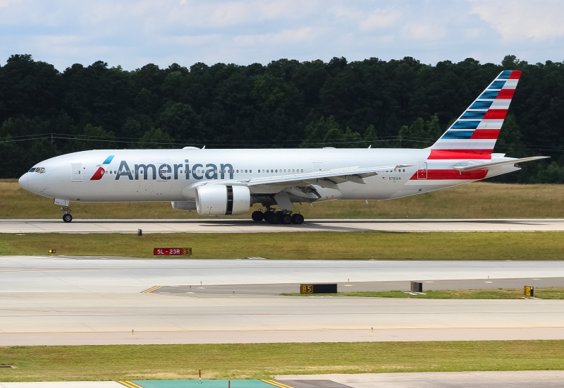 Photo of N780AN - American Airlines Boeing 777-200ER at RDU on AeroXplorer Aviation Database