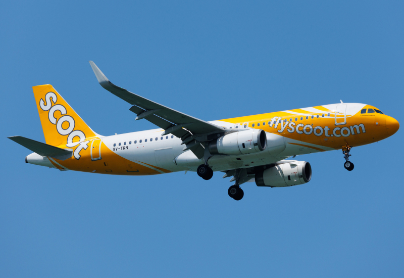 Photo of 9V-TRN - Scoot Airbus A320 at SIN on AeroXplorer Aviation Database