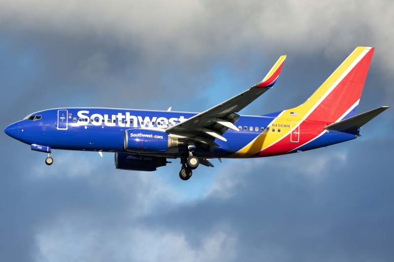 Photo of N456WN - Southwest Airlines Boeing 737-700 at SJC on AeroXplorer Aviation Database