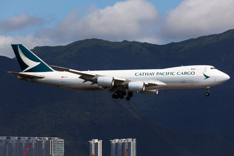 Photo of B-LJI - Cathay Pacific Cargo Boeing 747-8F at HKG on AeroXplorer Aviation Database