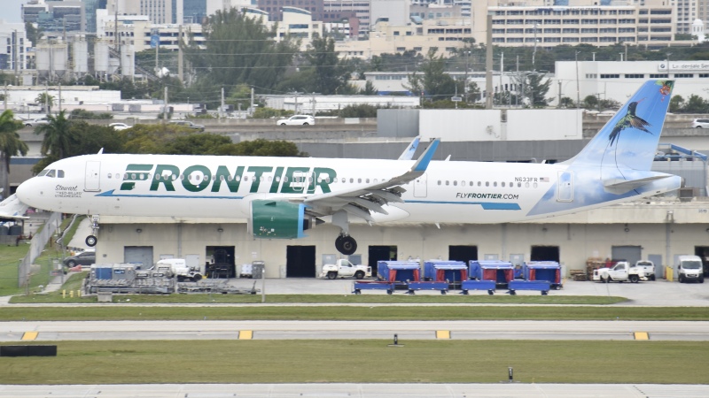 Photo of N633FR - Frontier Airlines Airbus A321NEO at FLL on AeroXplorer Aviation Database