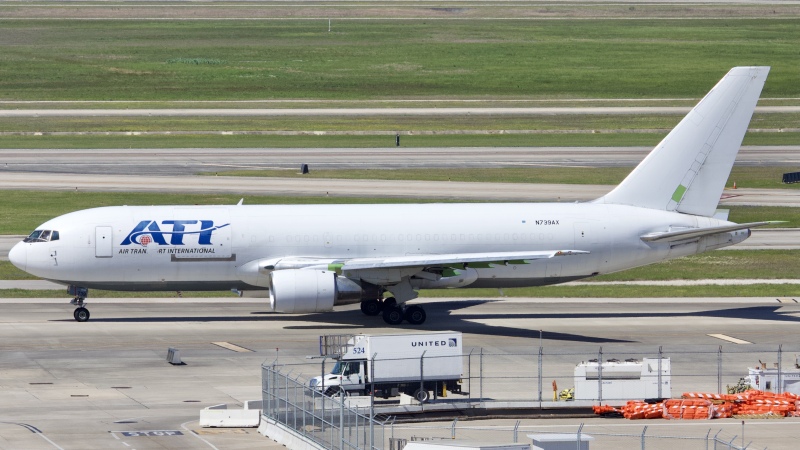 Photo of N739AX - Air Transport International Boeing 767-200(BDSF) at IAH on AeroXplorer Aviation Database