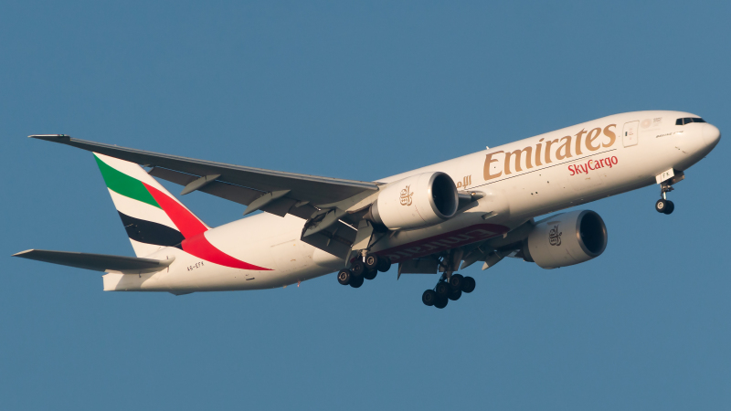 Photo of A6-EFK - Emirates SkyCargo Boeing 777-F at SIN on AeroXplorer Aviation Database