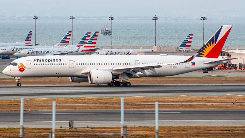 Photo of RP-C3508 - Philippine Airlines Airbus A350-900 at SFO on AeroXplorer Aviation Database