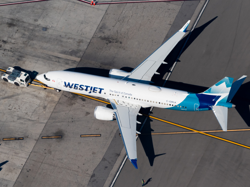 Photo of C-GWLK - WestJet Boeing 737 MAX 8 at LAX on AeroXplorer Aviation Database