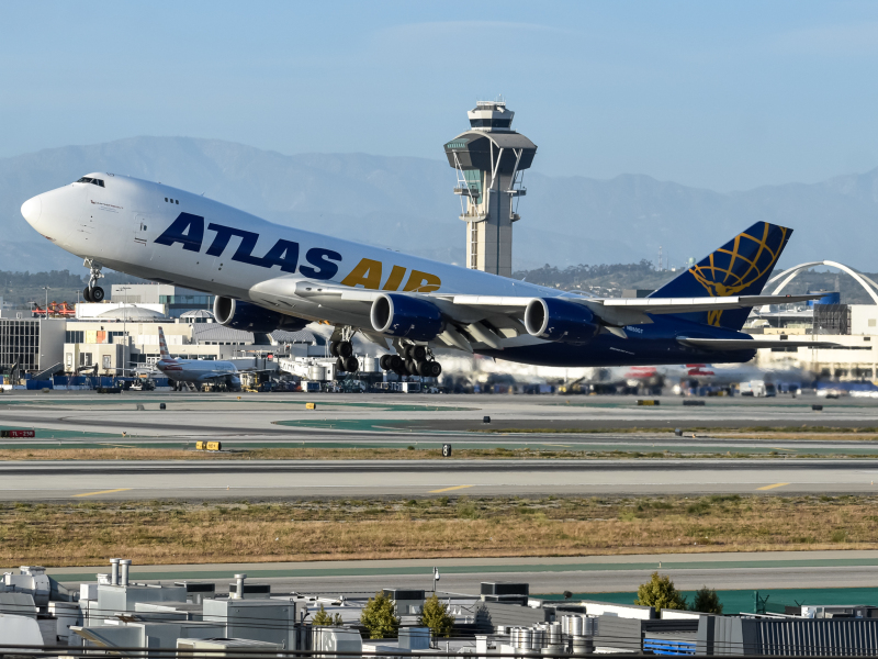 Photo of N850GT - Atlas Air Boeing 747-8F at LAX on AeroXplorer Aviation Database