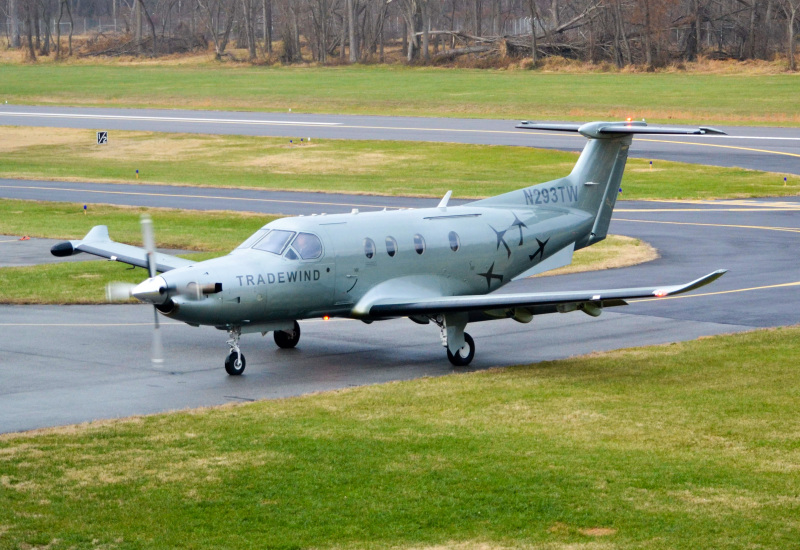 Photo of N293TW - Tradewind Aviation Pilatus PC-12 at CGS on AeroXplorer Aviation Database