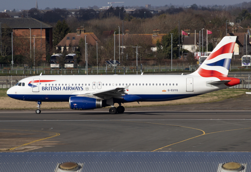 Photo of G-EUYG - British Airways Airbus A320 at LHR on AeroXplorer Aviation Database