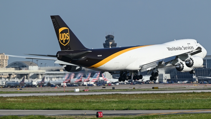 Photo of N633UP - United Parcel Service Boeing 747-8F at DFW on AeroXplorer Aviation Database