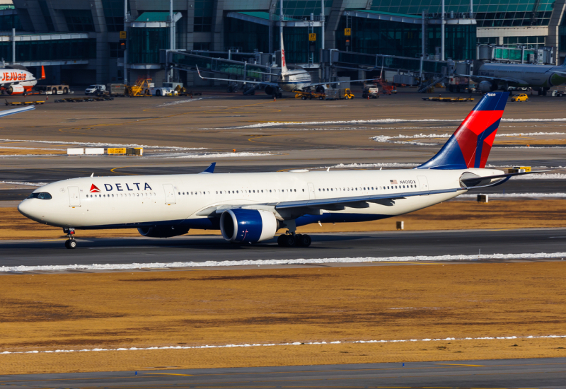 Photo of N409DX - Delta Airlines Airbus A330-900 at ICN on AeroXplorer Aviation Database