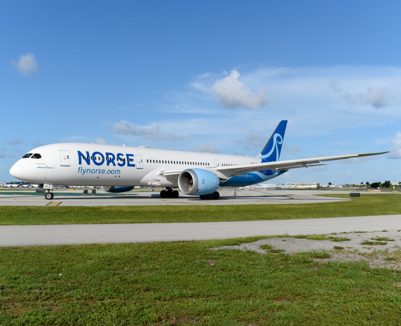 Photo of LN-FNO - Norse Airways Boeing 787-8 at FLL on AeroXplorer Aviation Database
