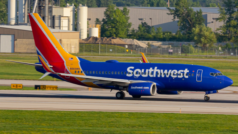 Photo of N969WN - Southwest Airlines Boeing 737-700 at CMH on AeroXplorer Aviation Database