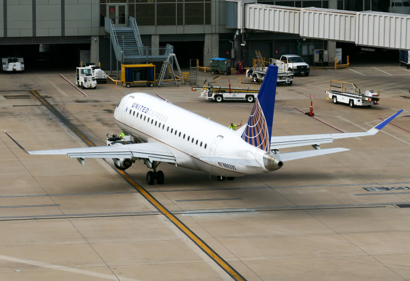 Photo of N88335 - United Express Embraer E175 at AUS on AeroXplorer Aviation Database