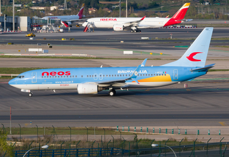Photo of I-NEOZ - Neos Boeing 737-800 at MAD on AeroXplorer Aviation Database