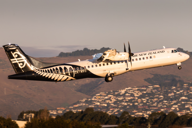 Photo of ZK-MVC - Air New Zealand ATR 72-600 at CHC on AeroXplorer Aviation Database