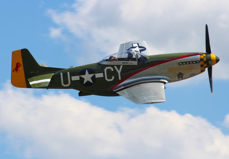 Photo of N5428V - PRIVATE North American P-51 Mustang at LUK on AeroXplorer Aviation Database