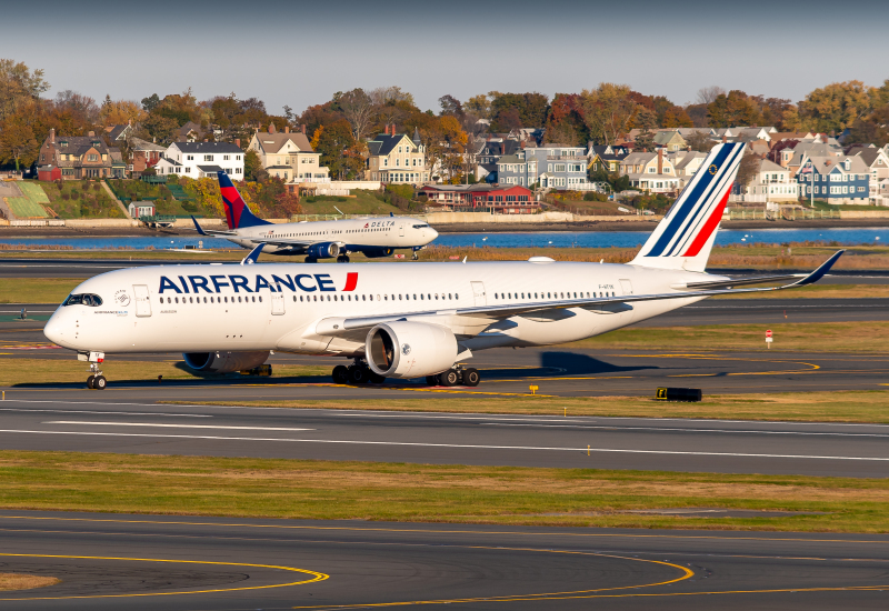 Photo of F-HTYK - Air France Airbus A350-900 at BOS on AeroXplorer Aviation Database