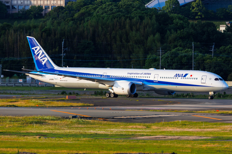 Photo of JA981A - All Nippon Airways Boeing 787-10 at FUK on AeroXplorer Aviation Database