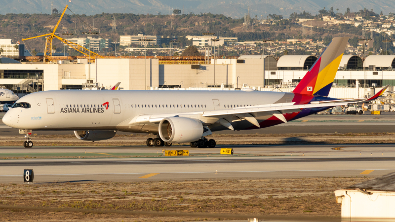 Photo of HL8362 - Asiana Airlines Airbus A350-900 at LAX on AeroXplorer Aviation Database