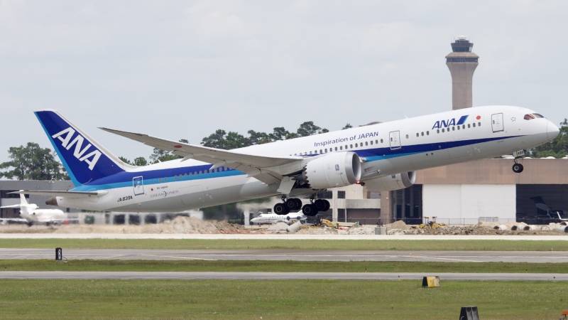 Photo of JA839A - All Nippon Airways Boeing 787-9 at IAH on AeroXplorer Aviation Database