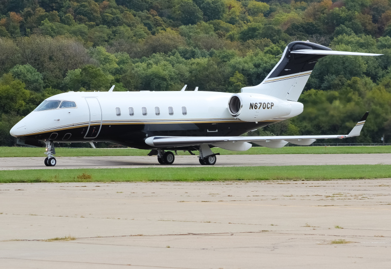 Photo of N670CP - PRIVATE  Bombardier Challenger 350  at LUK on AeroXplorer Aviation Database