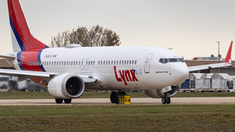 Photo of C-GULN - Lynx Air International Boeing 737 MAX 8 at TPA on AeroXplorer Aviation Database