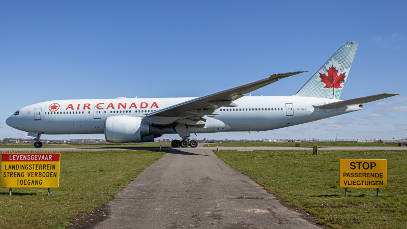 Photo of C-FIVK - Air Canada Boeing 777-200LR at AMS on AeroXplorer Aviation Database