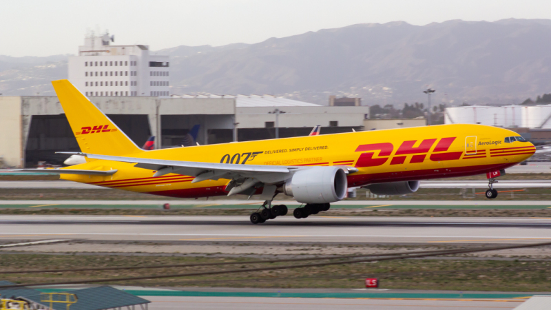 Photo of D-AALM - DHL Boeing 777-F at LAX on AeroXplorer Aviation Database