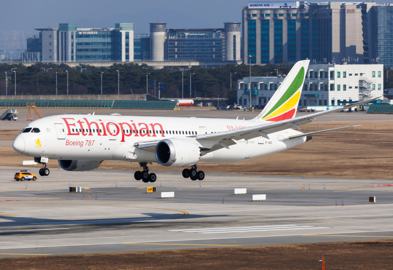Photo of ET-AOO - Ethiopian Airlines Boeing 787-8 at ICN on AeroXplorer Aviation Database