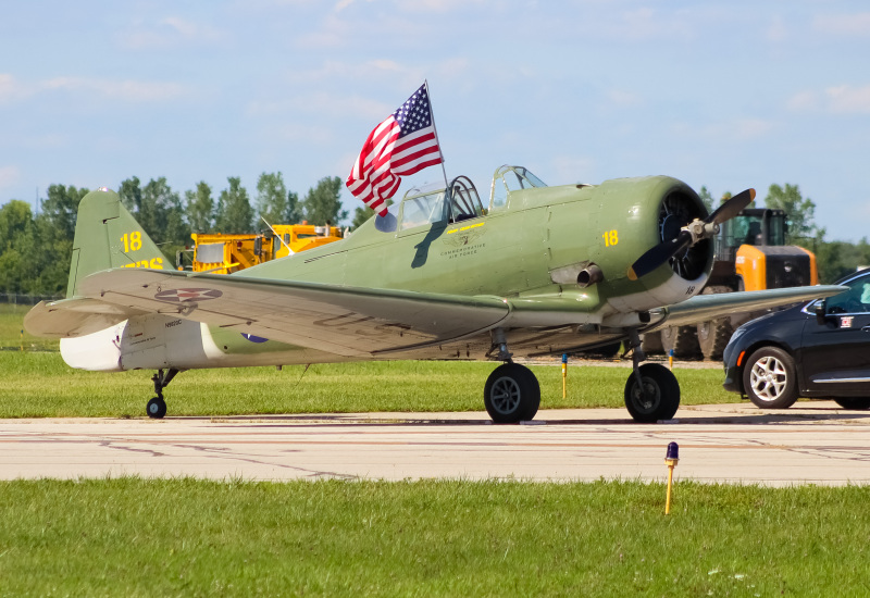 Photo of N9820C - PRIVATE  North American T-6 Texan at DAY on AeroXplorer Aviation Database