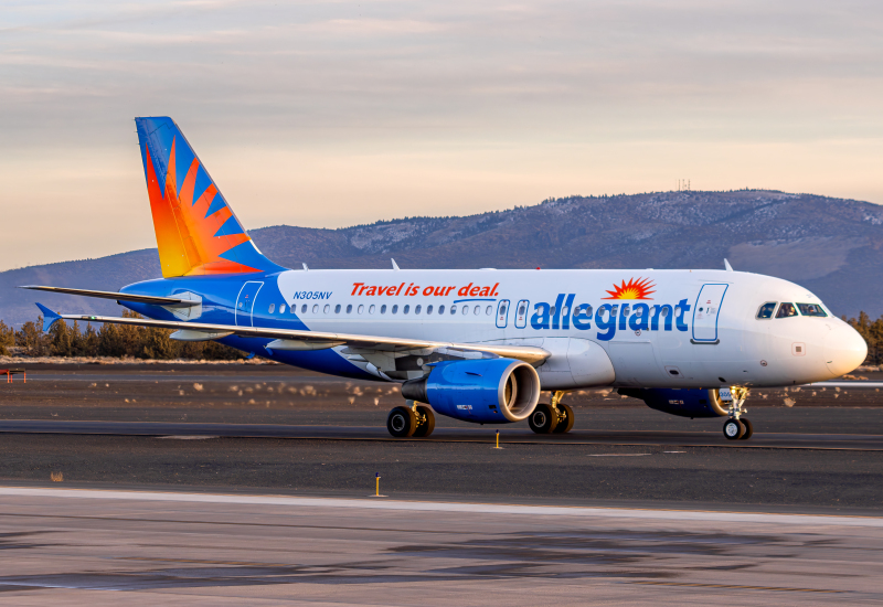 Photo of N305NV - Allegiant Air Airbus A319 at RDM on AeroXplorer Aviation Database