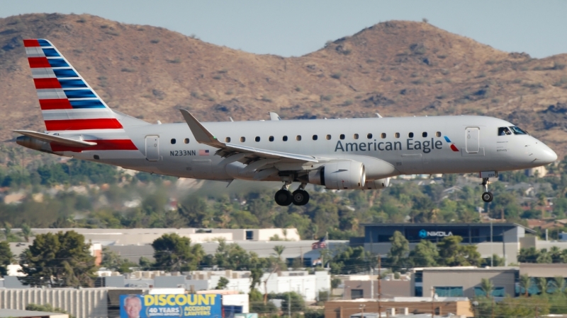 Photo of N233NN - American Eagle Embraer E175 at PHX on AeroXplorer Aviation Database