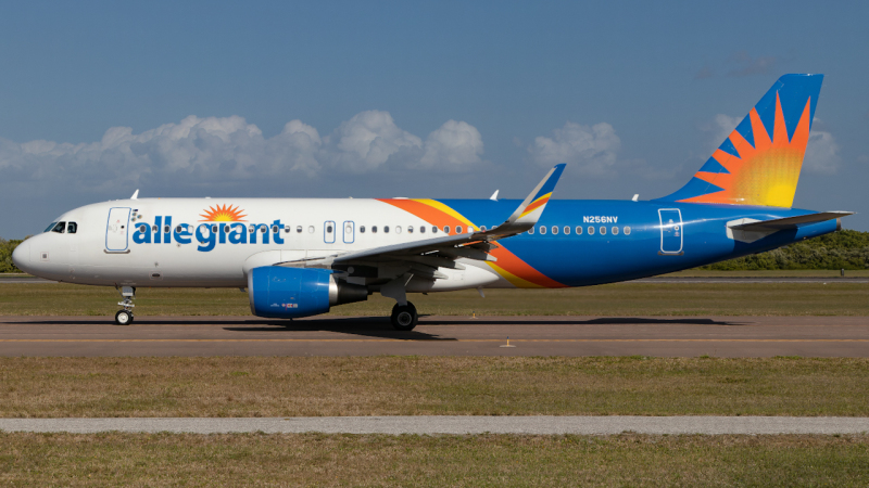 Photo of N256NV  - Allegiant Air Airbus A320 at PIE  on AeroXplorer Aviation Database