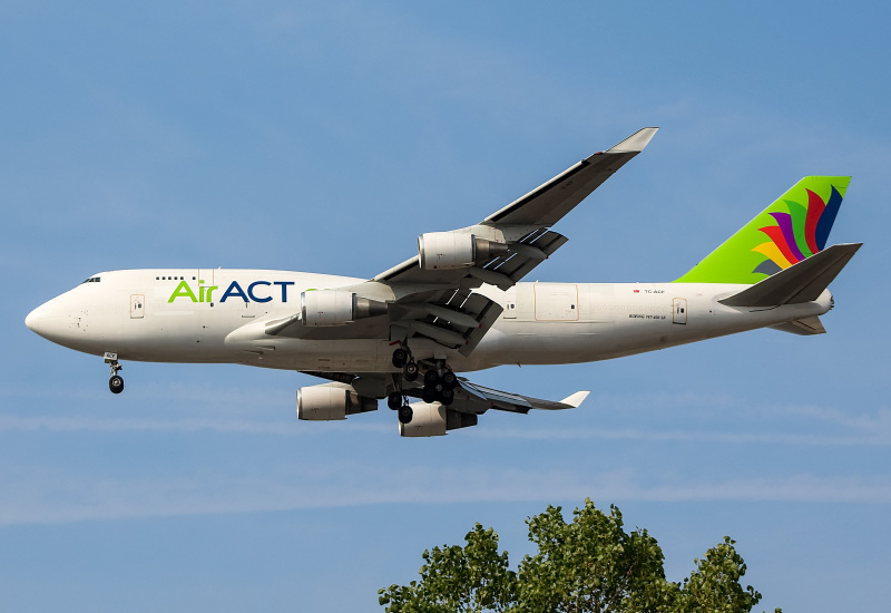 Photo of TC-ACF - AIR ACT cargo Boeing 747-400F at ORD on AeroXplorer Aviation Database