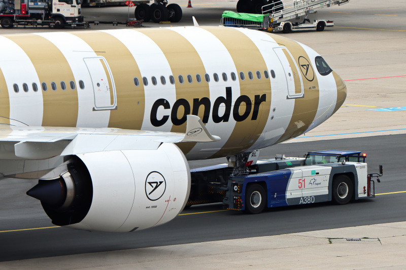 Photo of D-ANRL - Condor Airbus A330-900 at FRA on AeroXplorer Aviation Database