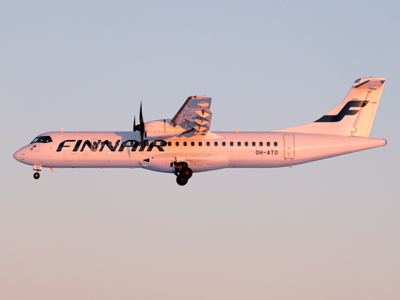 Photo of OH-ATO - Finnair ATR 72-500 at RIX on AeroXplorer Aviation Database
