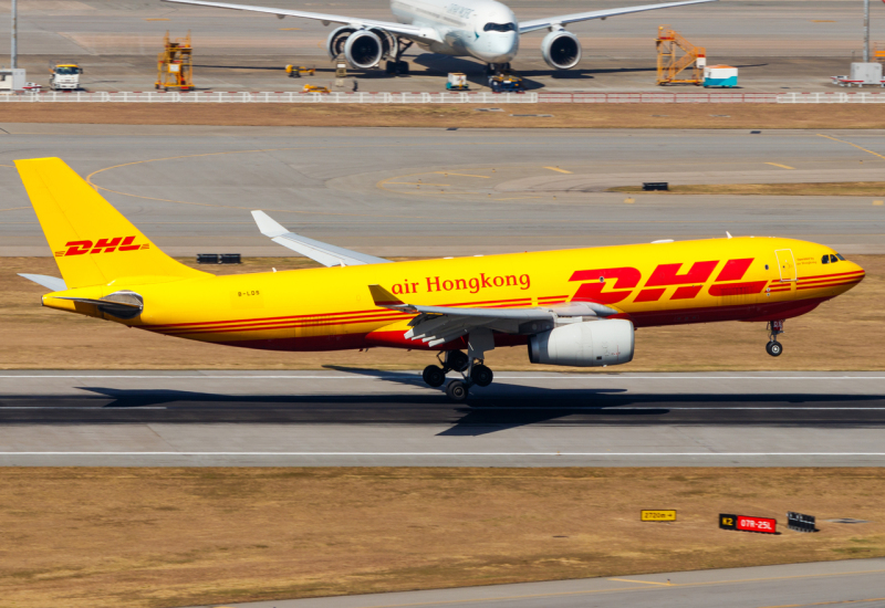 Photo of B-LDS - DHL Airbus A330-200F at HKG on AeroXplorer Aviation Database