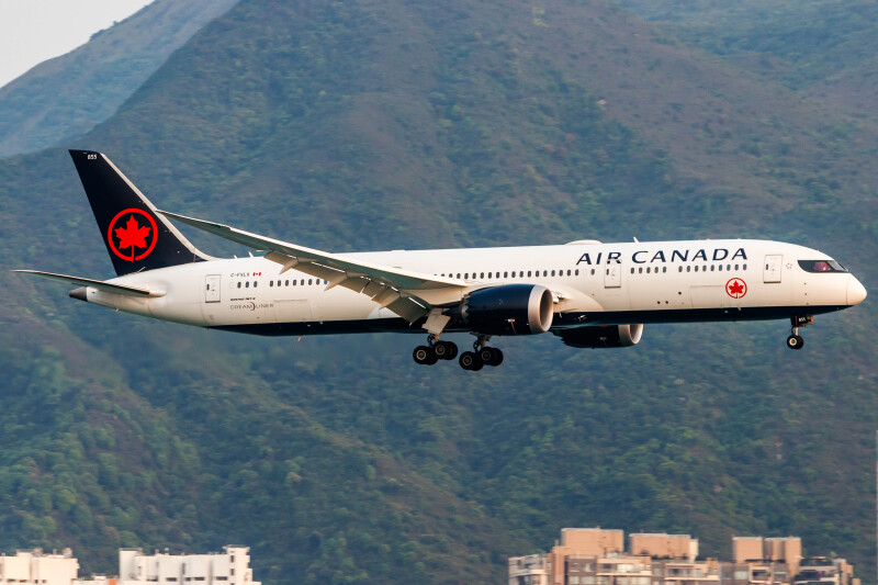 Photo of C-FVLX - Air Canada Boeing 787-9 at HKG on AeroXplorer Aviation Database