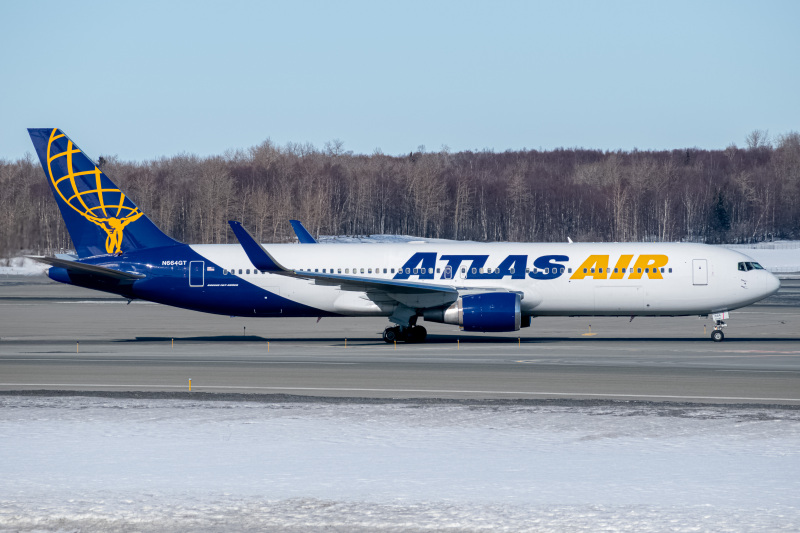 Photo of N664GT - Atlas Air Boeing 767-300ER at ANC on AeroXplorer Aviation Database