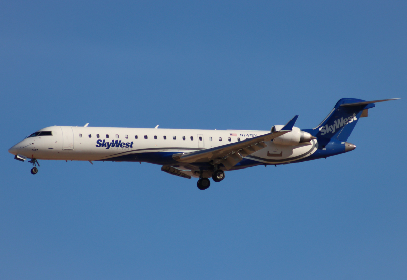 Photo of N741EV - SkyWest Airlines Bombardier CRJ-700 at BOI on AeroXplorer Aviation Database