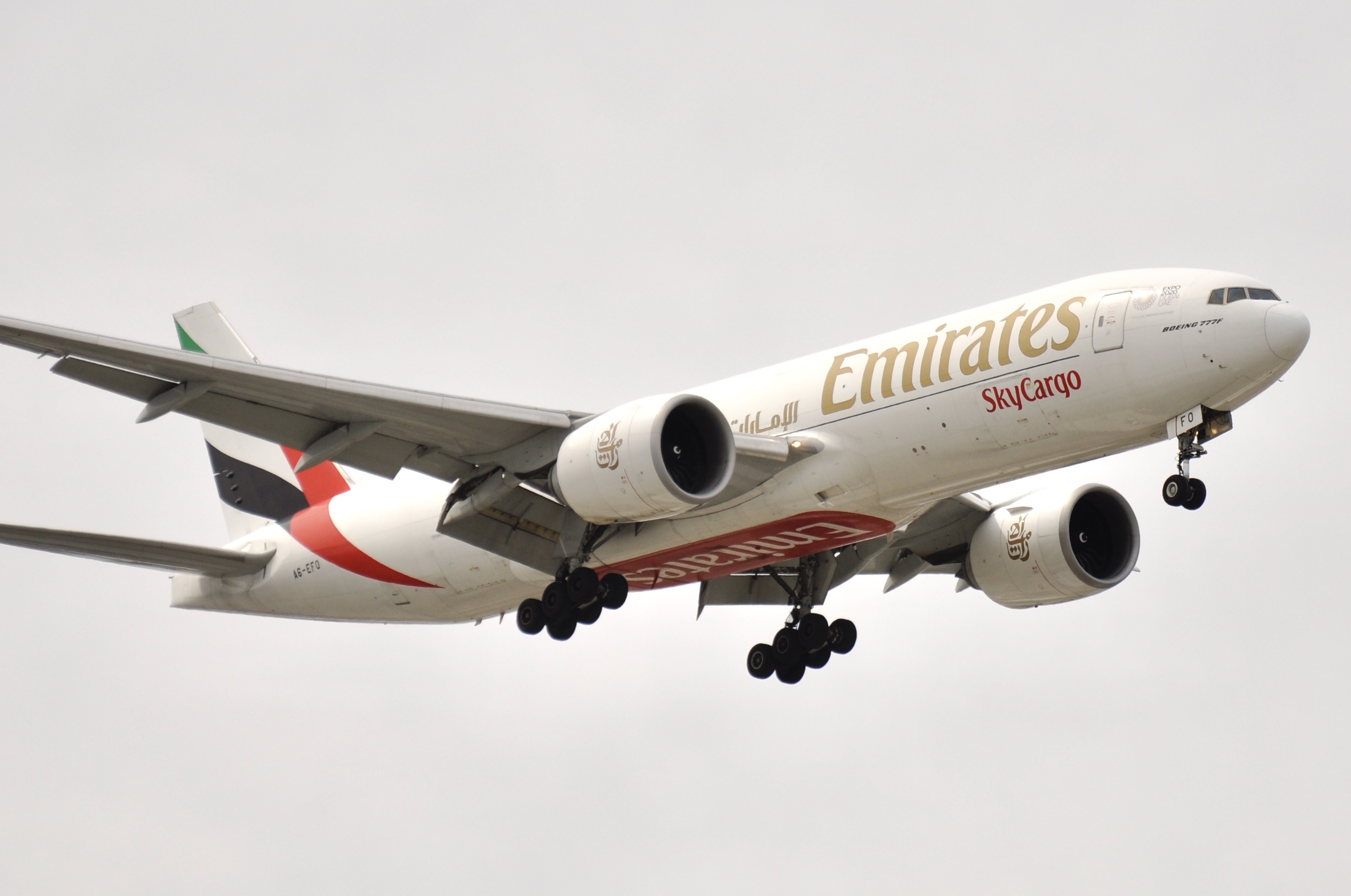 Photo of A6-EFO - Emirates SkyCargo Boeing 777F at ORD