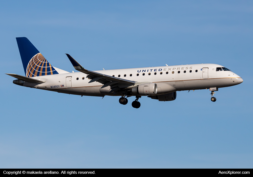 Photo of N149SY - United Express Embraer E175 at BOI