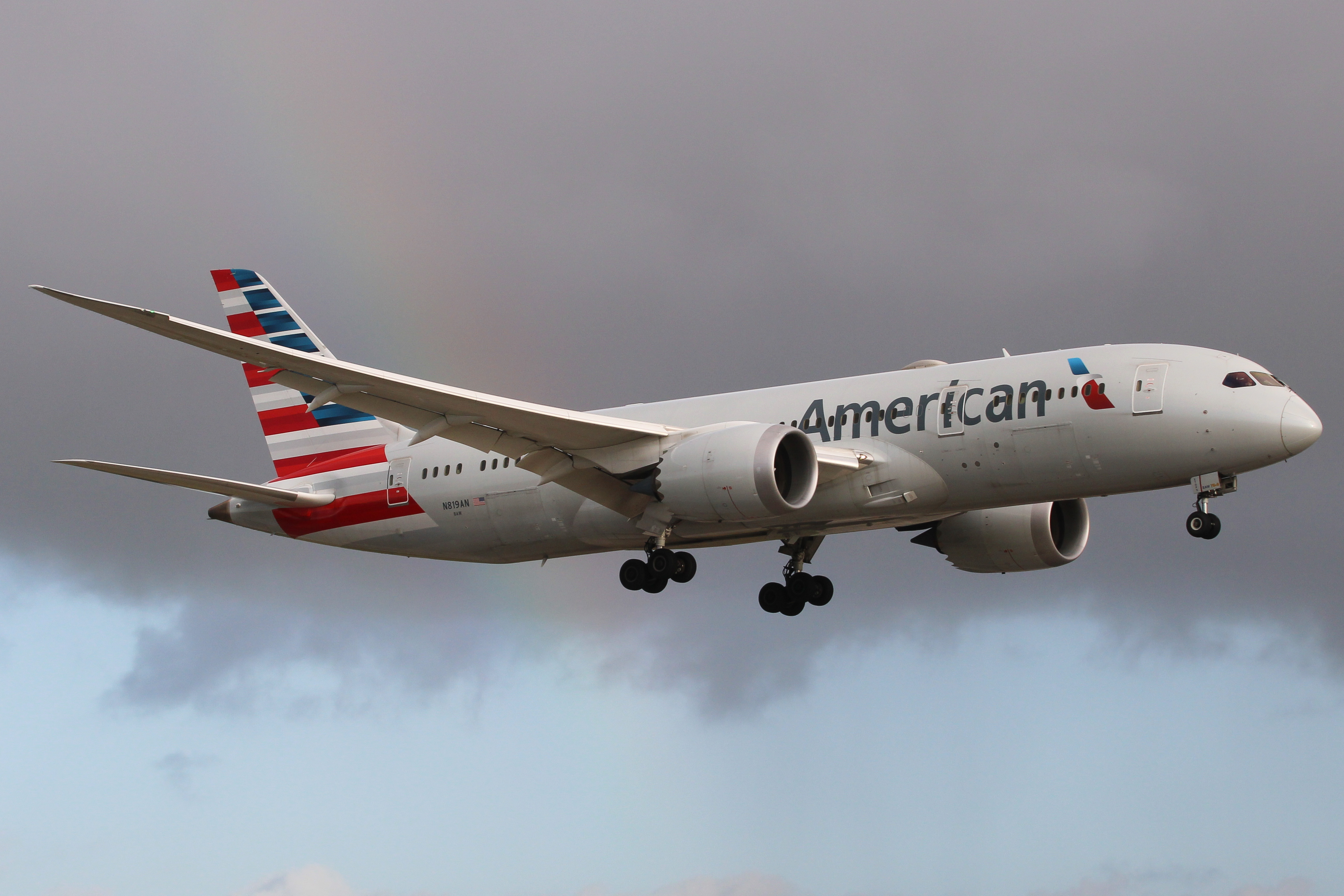 Photo of N819AN - American Airlines Boeing 787-8 at MIA