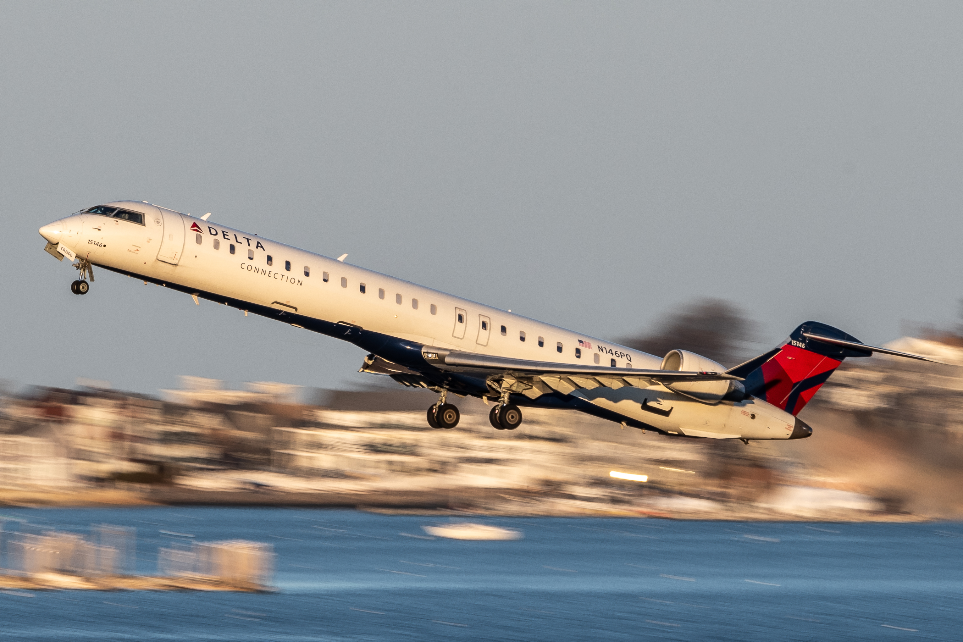 Photo of N146PQ - Delta Connection Mitsubishi CRJ-900 at BOS