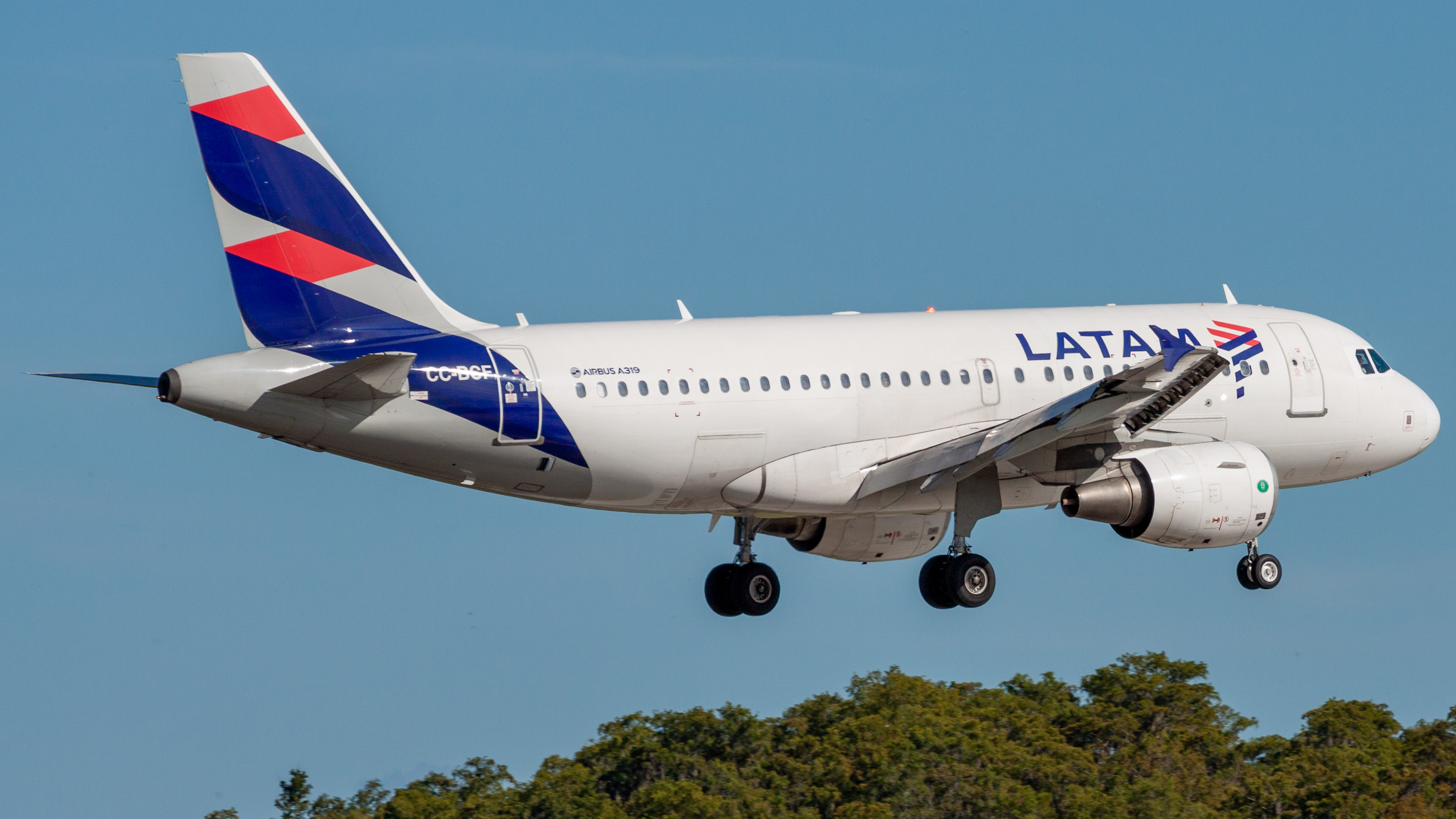 LATAM Peru Airbus A320neo collides with a fire truck at Lima