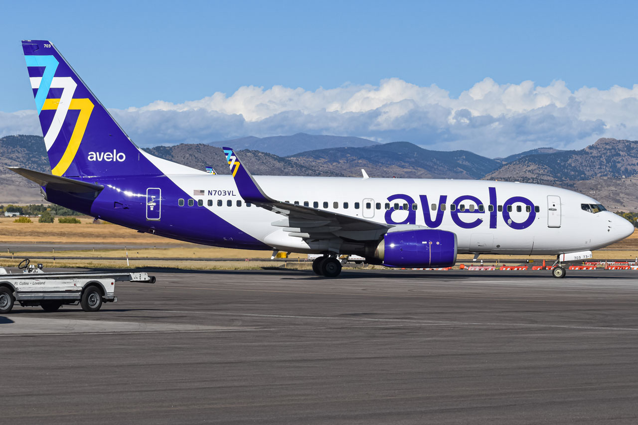 Photo of N703VL - Avelo Airlines Boeing 737-700 at FNL